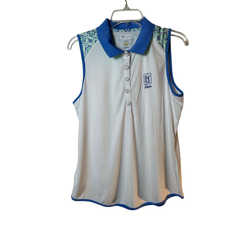 GREG NORMAN Women’s Sleeveless Golf Polo Shirt / Size: Large